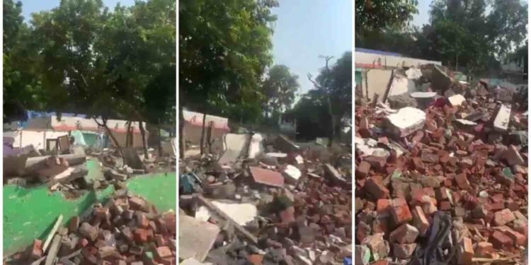 নিরাপত্তাজনিত কারণে প্রধানমন্ত্রী মোদীর বাসভবনের কাছে রেস কোর্স রোডের প্রায় ১০০ একর এলাকা জুড়ে অবৈধ নির্মানের উপর চলছে বুলডোজার ; মন্দির ভাঙা পড়লেও বামপন্থীদের নজরে পড়ছে খালি মসজিদ 