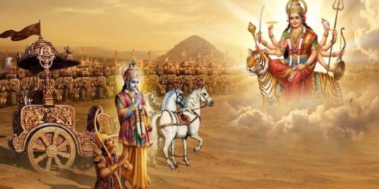 অর্জুন কৃত শ্রী দুর্গা স্তোত্র : ভয় দূর করতে দেবী দুর্গার এই স্তুতি উপযোগী
