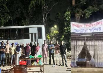 মন্দিরের সামনে গরুর মাংস রান্নার প্রতিবাদ করার অপরাধে ঢাকার জগন্নাথ বিশ্ববিদ্যালয়ের হিন্দু ছাত্রকে বহিষ্কার