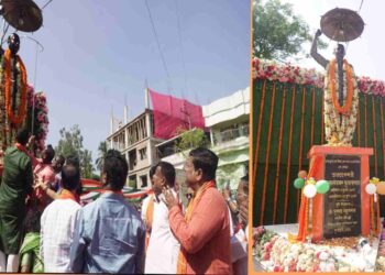 বালুরঘাট শহরে তৃণমূল আমলের মাদার টেরেজার মূর্তি সরিয়ে বসল শ্যামাপ্রসাদ মুখার্জির পূর্ণাবয়ব মূর্তি, উন্মোচন করলেন সুকান্ত মজুমদার 