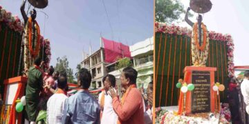 বালুরঘাট শহরে তৃণমূল আমলের মাদার টেরেজার মূর্তি সরিয়ে বসল শ্যামাপ্রসাদ মুখার্জির পূর্ণাবয়ব মূর্তি, উন্মোচন করলেন সুকান্ত মজুমদার 