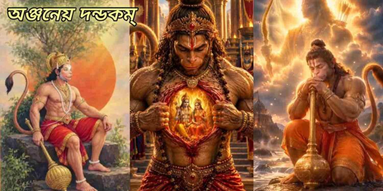 অঞ্জনেয় দন্ডকম্ : হনুমানজীর কৃপায় জীবনে বাধা-বিপত্তি কাটিয়ে ওঠে